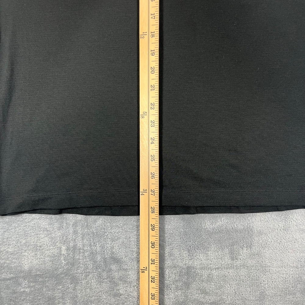 Lululemon Mens Evolution Short Sleeve Polo Shirt Black Size XL Athletic Golf - Picture 2 of 8